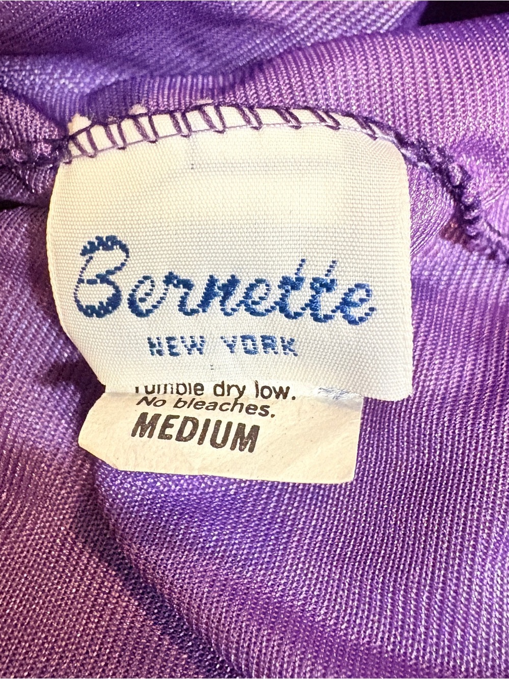 90s Bernette Purple Black Lace Cami Dark Fairy Goth Whimsigoth Slip - Picture 10 of 10